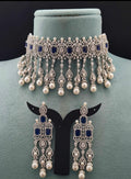 Pearl Exlusice CZ Choker Set