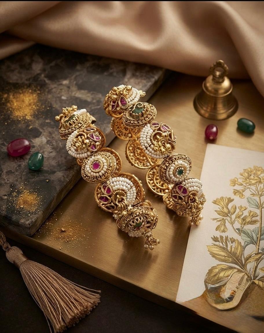 Pearl Gunghroo Bangles