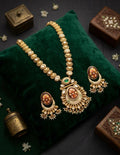 Rajwadi Meena Traditional  Long Necklace