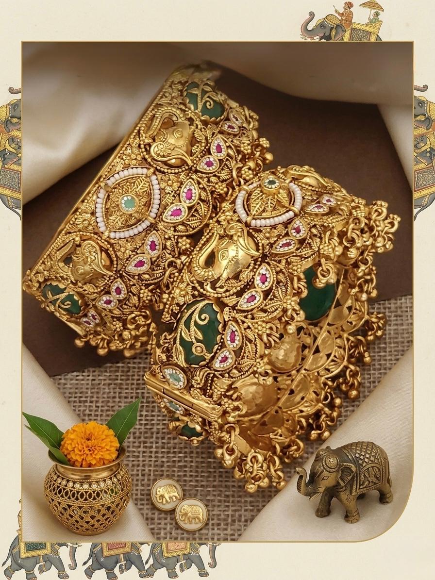 Rajwadi Temple Design Openable Kada