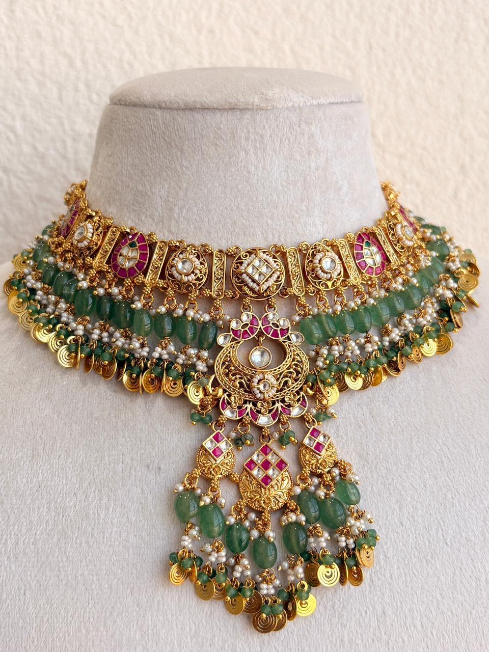 Royal Heritage Kundan Choker Necklace Set