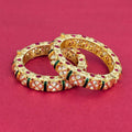 Royal Meenakari Kundan Kada
