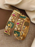 Royal Pearl Kundan Openable Bangle