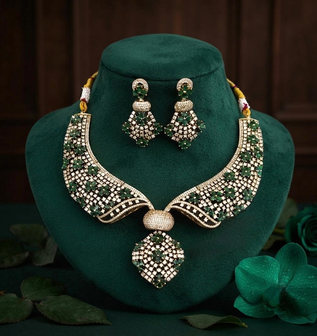 Statement Choker Necklace Set
