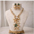 Statement Emrald Pearl jewelry set