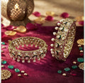 Traditional Indian Kundan Polki Kada