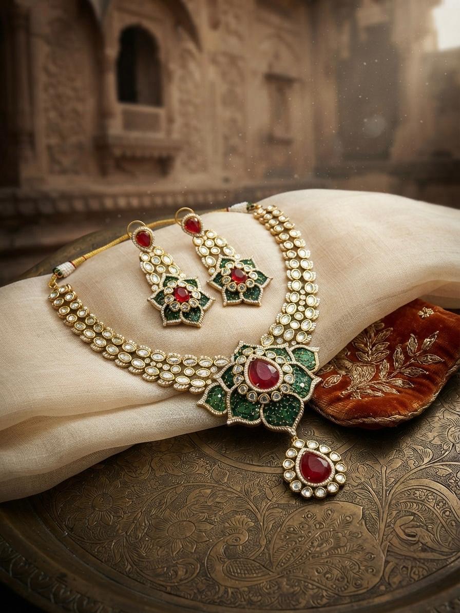 Traditional Kundan Necklace