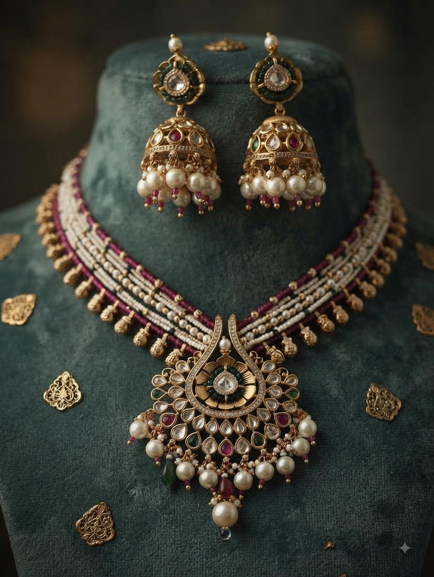 Traditional Kundan Necklace