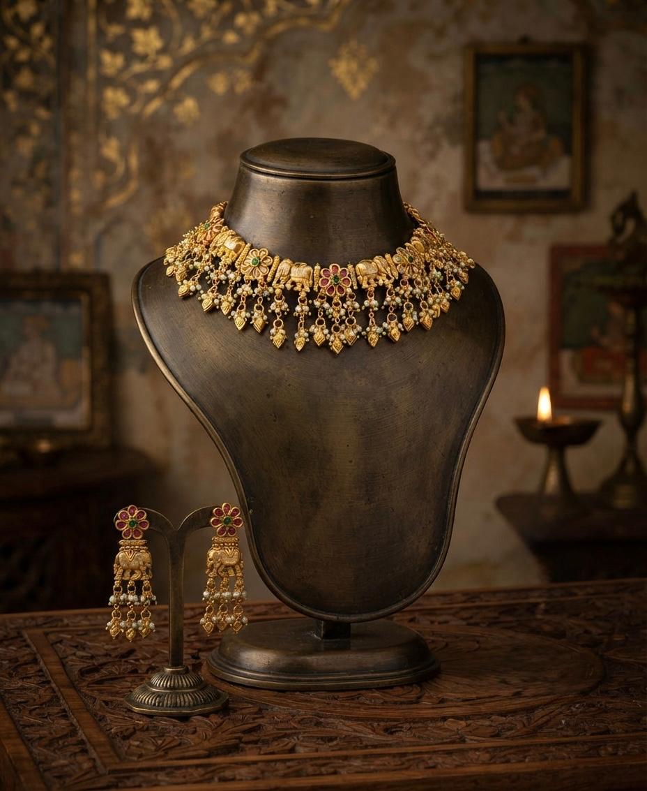 Traditional Indian Choker Necklace