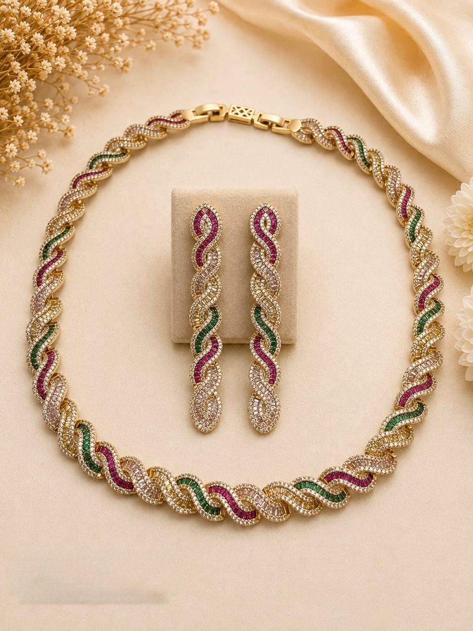 Twist Choker Necklaceset