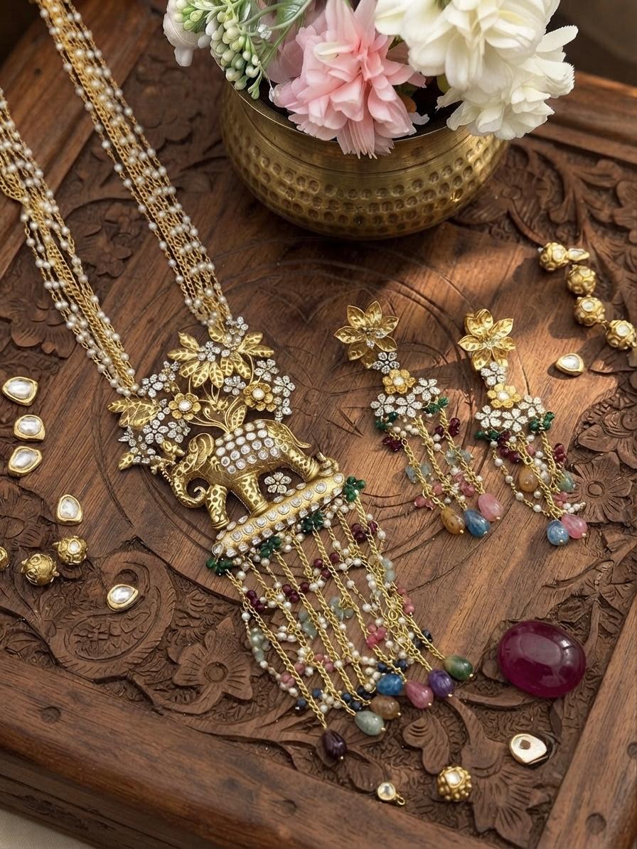 Unique Elephant Necklace